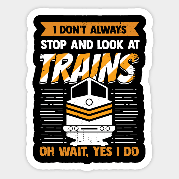 Train Railroad Locomotive Driver Operator Gift Sticker by Dolde08